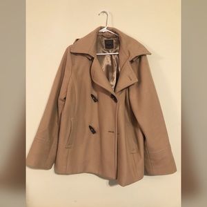 Short Camel Pea Coat